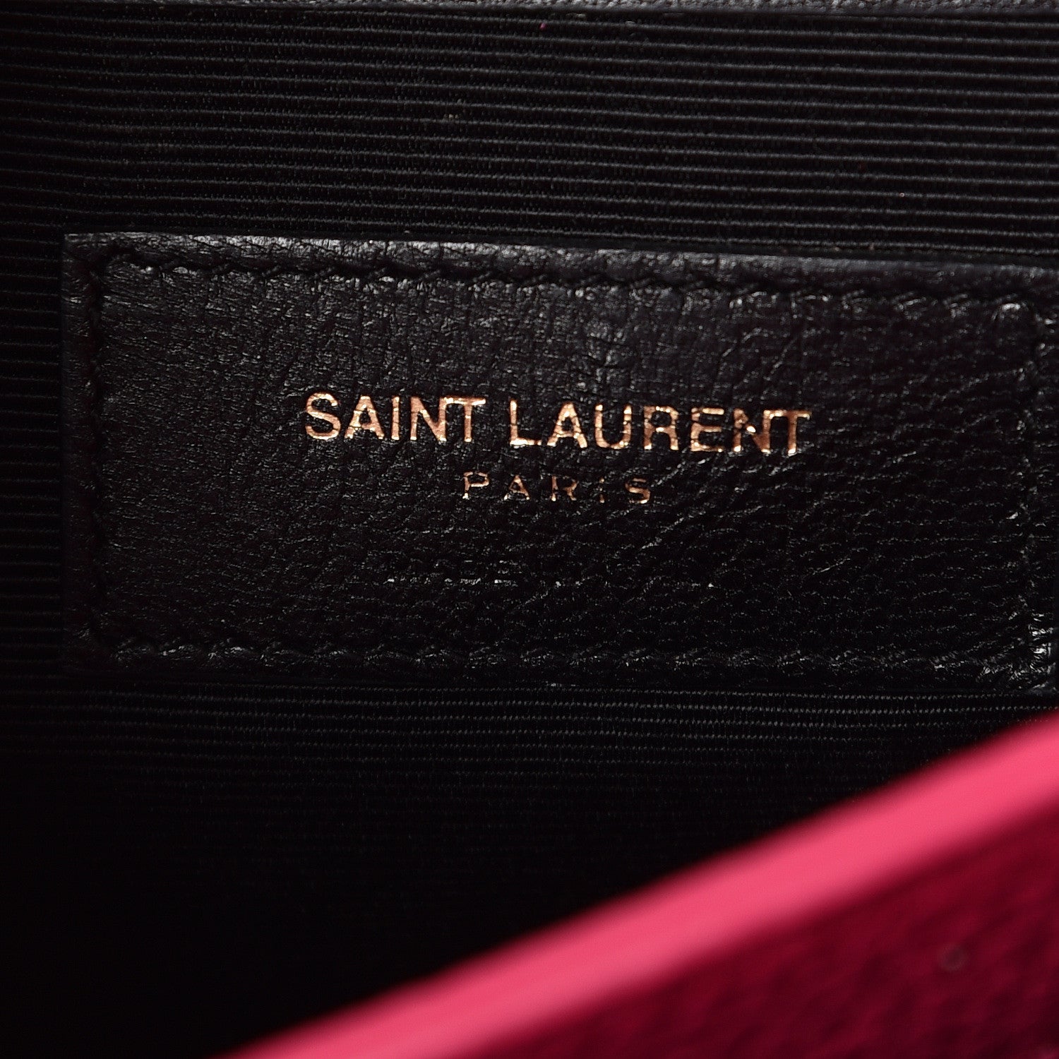 Saint Laurent Grained Calfskin Small Moujik Top Handle Bag Fuchsia 6 of 10