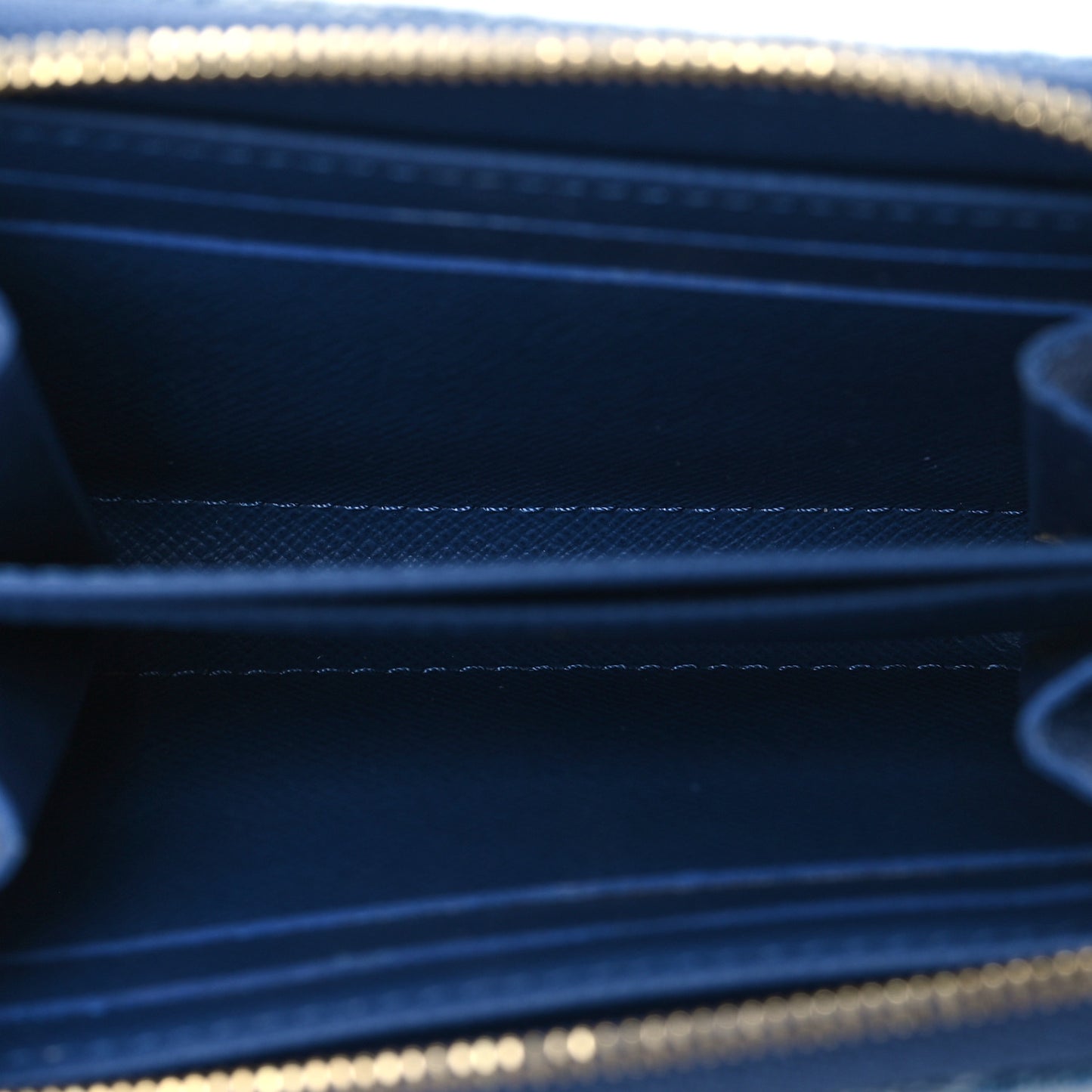 Denim Monogram Zippy Coin Purse Blue