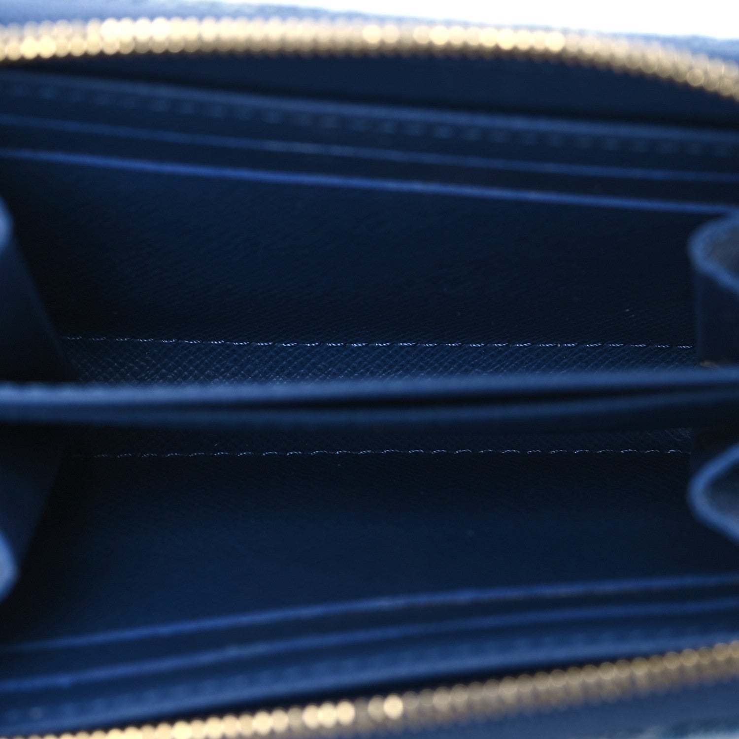 Louis Vuitton Denim Monogram Zippy Coin Purse Blue 5 of 7