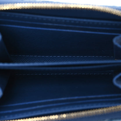 Louis Vuitton Denim Monogram Zippy Coin Purse Blue 5 of 7