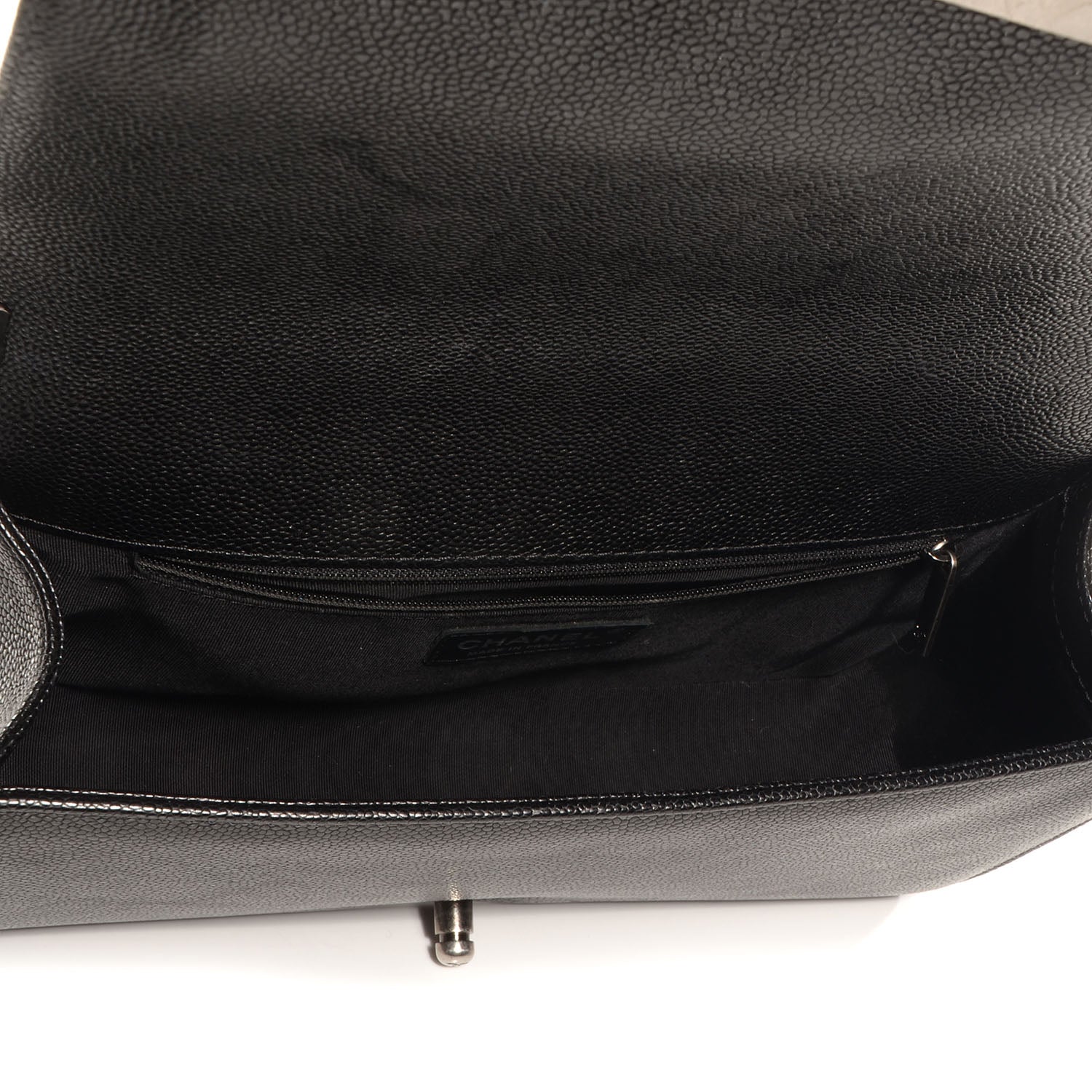 Chanel Caviar Medium Boy Flap Black 6 of 9