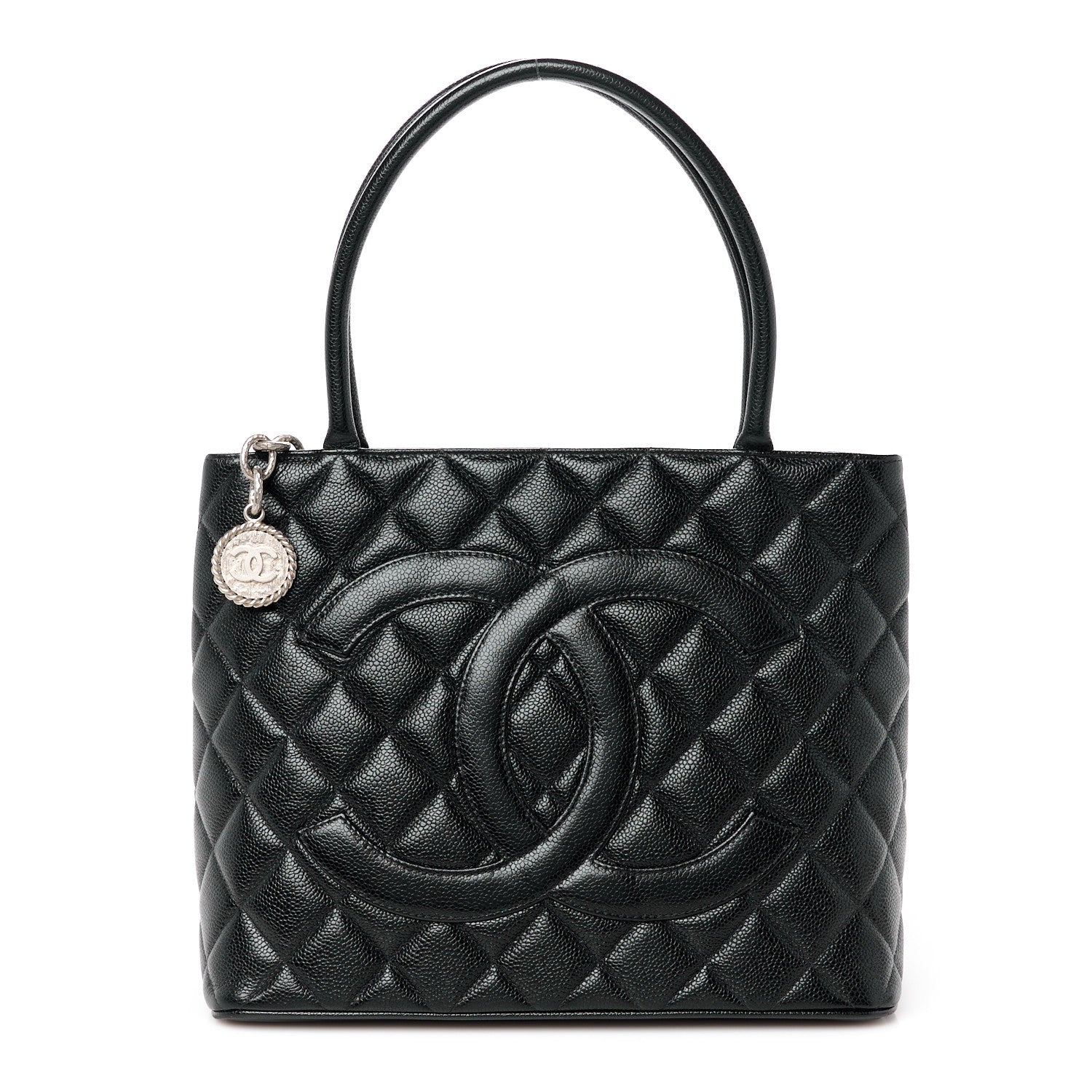 Chanel Caviar Quilted Medallion Tote Black 1 of 11