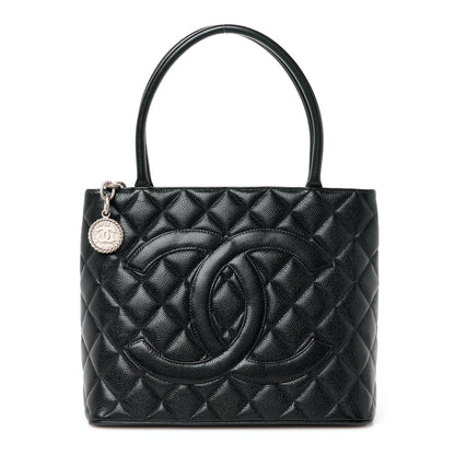Chanel Caviar Quilted Medallion Tote Black 1 of 11