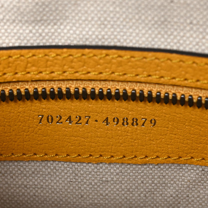 Gucci X ADIDAS Textured Dollar Calfskin Jumbo GG Textured Web Trefoil Logo Small Messenger Bag Crop Black 7 of 10