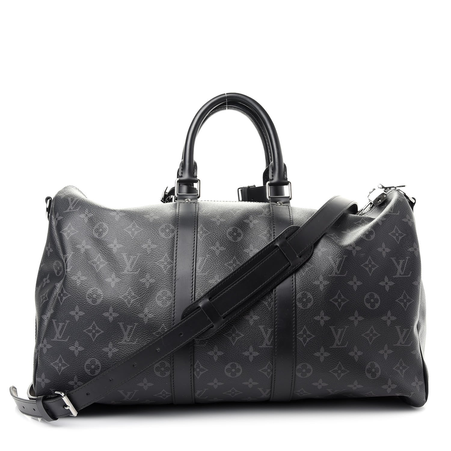 Louis Vuitton Monogram Eclipse Keepall Bandouliere 45 1 of 8