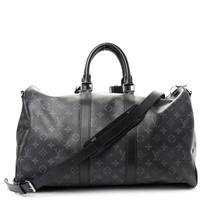 Louis Vuitton Monogram Eclipse Keepall Bandouliere 45 1 of 8