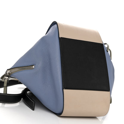Loewe Grained Calfskin Small Hammock Shoulder Bag Blue Beige Multicolor 8 of 9