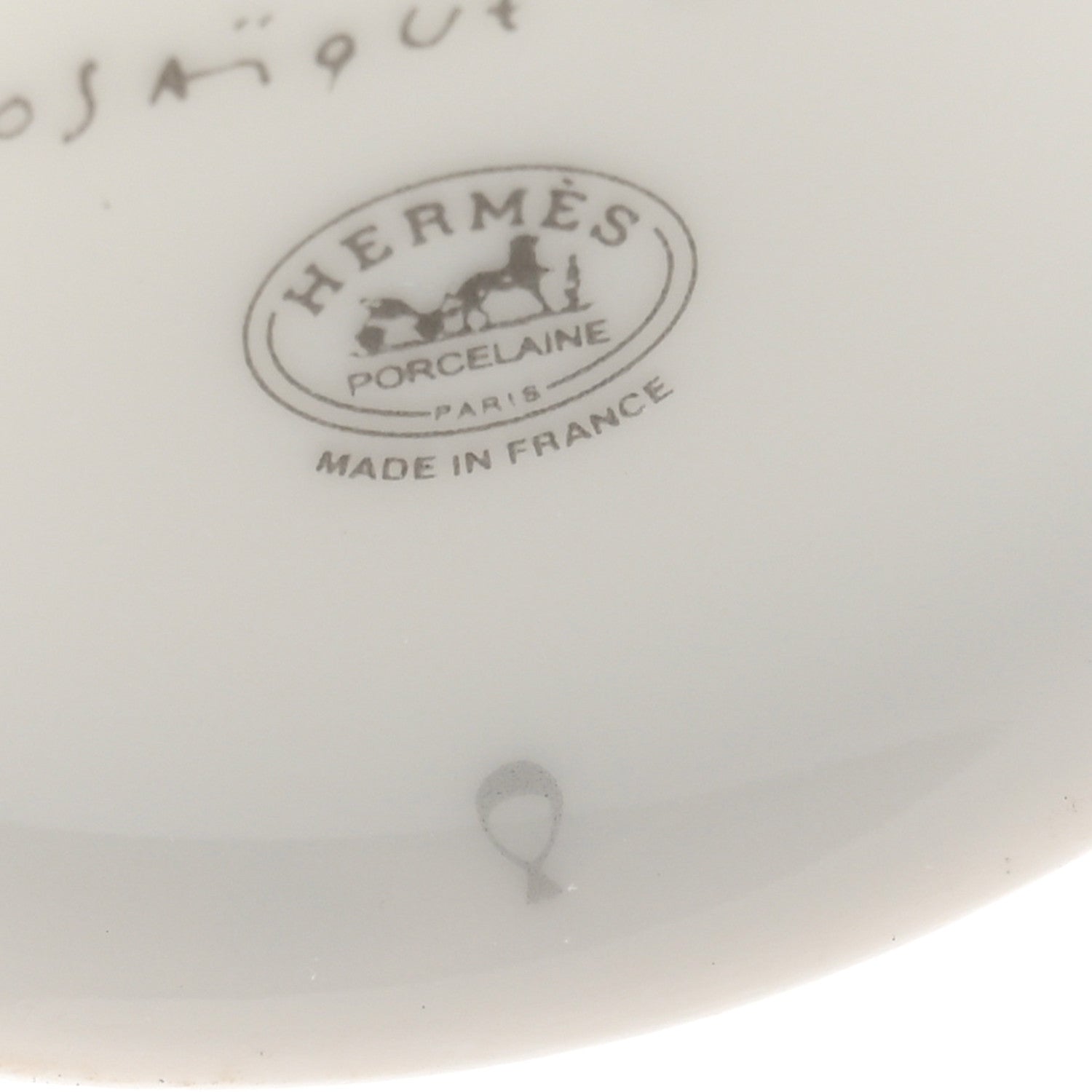 Hermes Porcelain Mosaique Au 24 Gold Coffee Cup and Saucer Set of 2 6 of 10