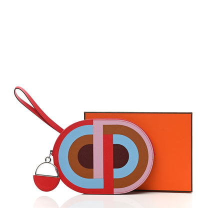 Hermes Epsom In-The-Loop-To-Go Pouch Multicolore Rouge De Coeur 9 of 9