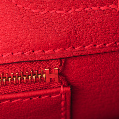 Hermes Epsom Birkin 30 Rouge Casaque 16 of 27