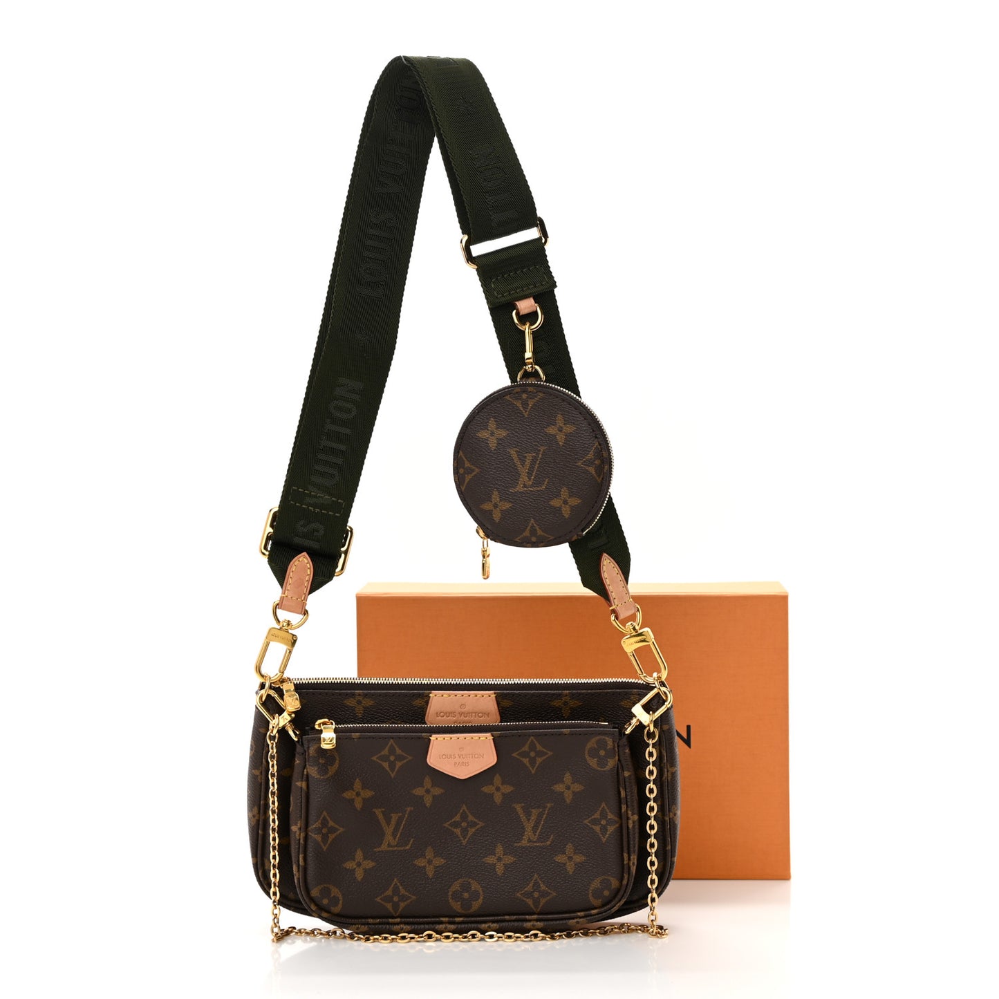 Monogram Multi Pochette Accessories Kaki