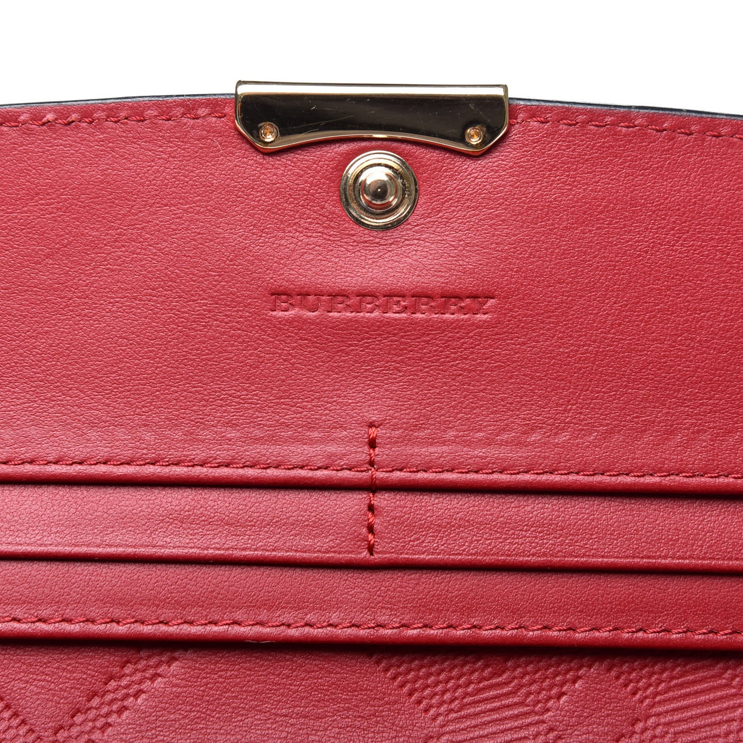 Smooth Calfskin Continental Flap Wallet Red