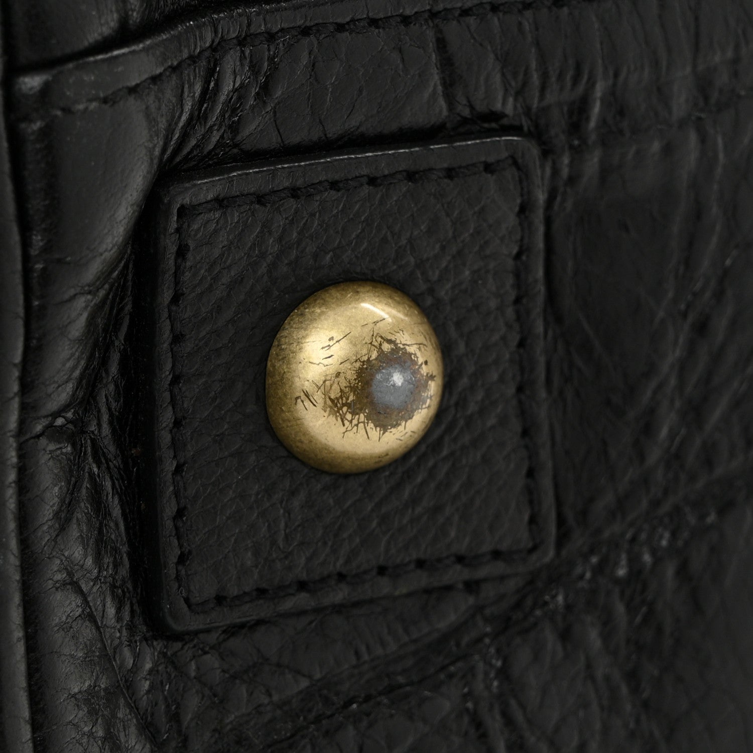 Mulberry Calfskin Crocodile Embossed Bayswater Black 10 of 10