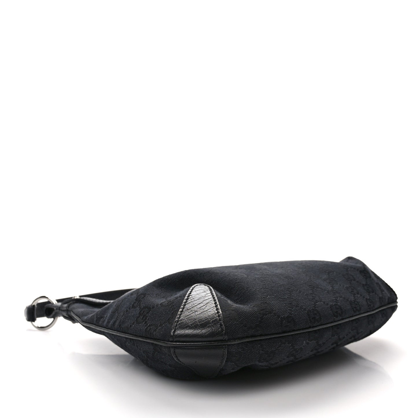Monogram Horsebit Hobo Black
