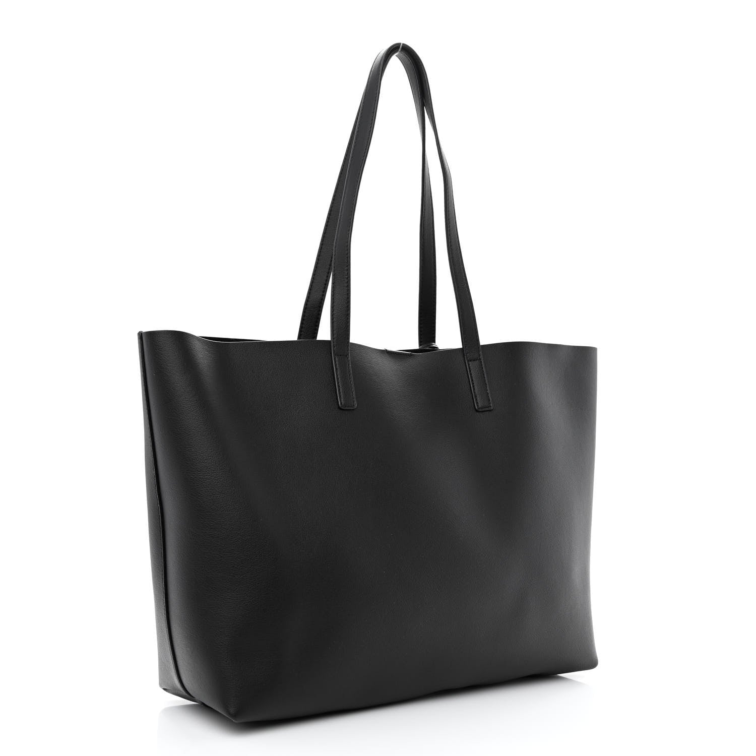 Saint Laurent Calfskin Large Shopping Tote Black 4 of 12