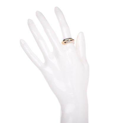 Cartier 18K Pink Yellow White Gold Classic Les Must De Trinity Ring 53 6.25 2 of 7