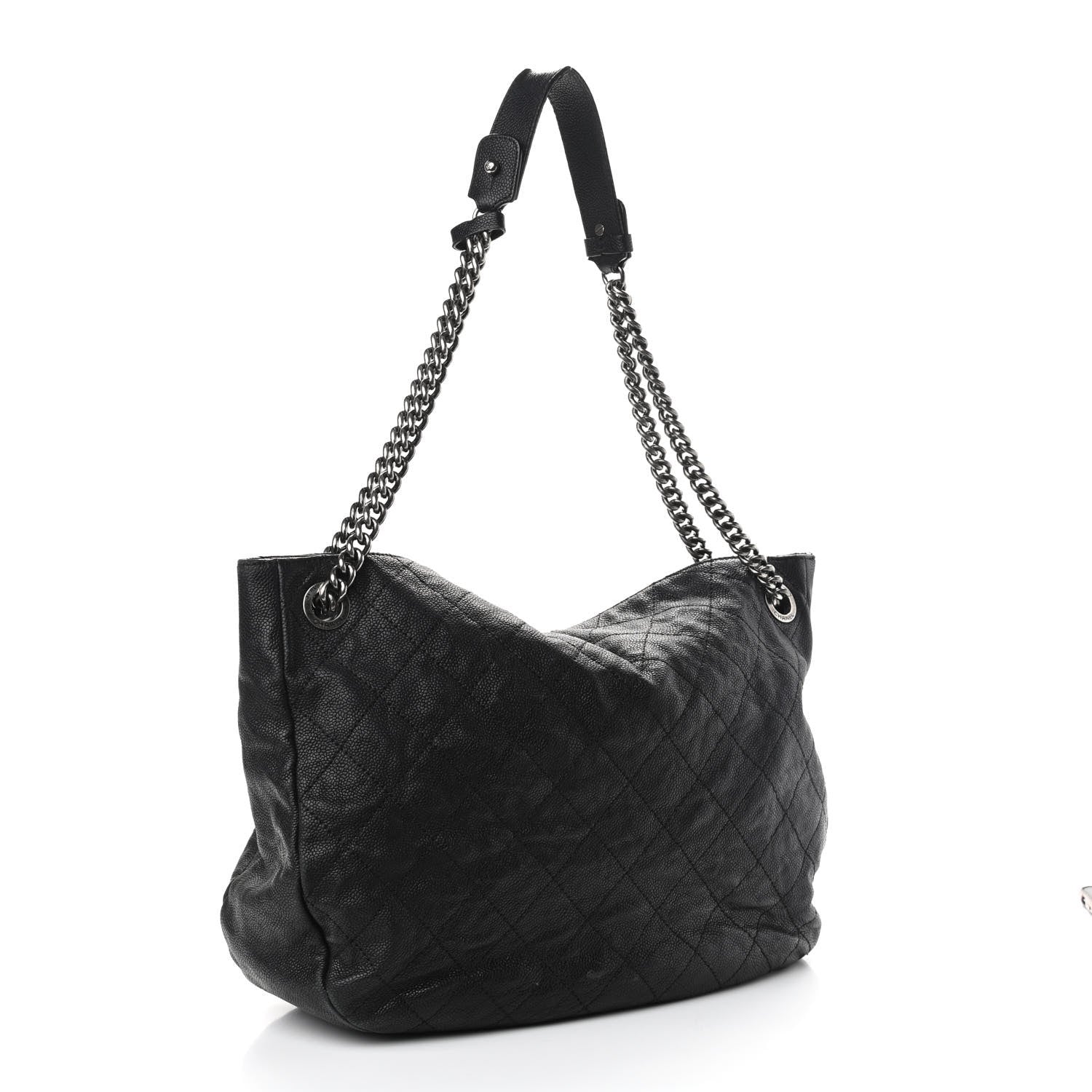 Chanel Caviar Quilted Simply CC Hobo Black 2 of 13