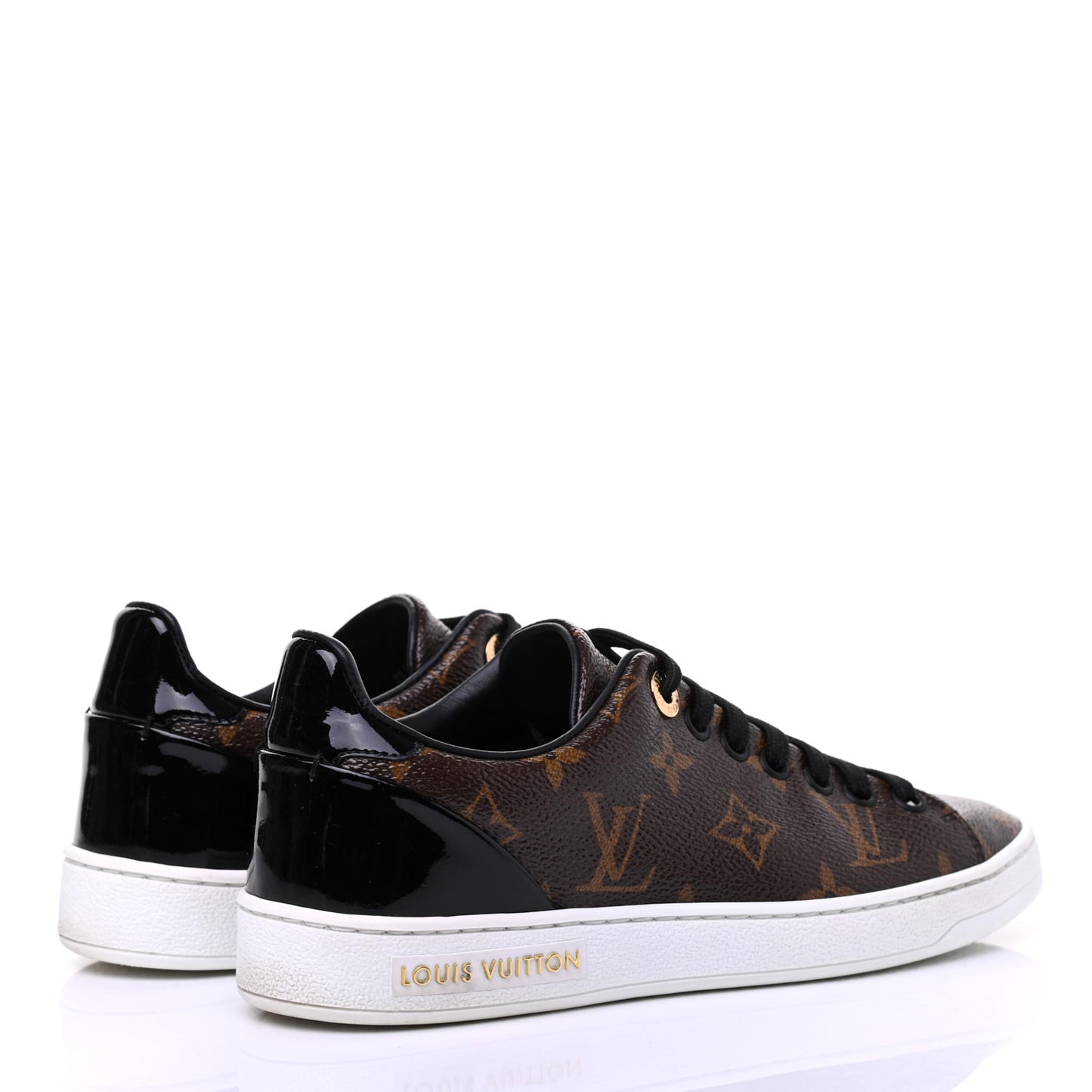 Patent Monogram Frontrow Sneakers 34