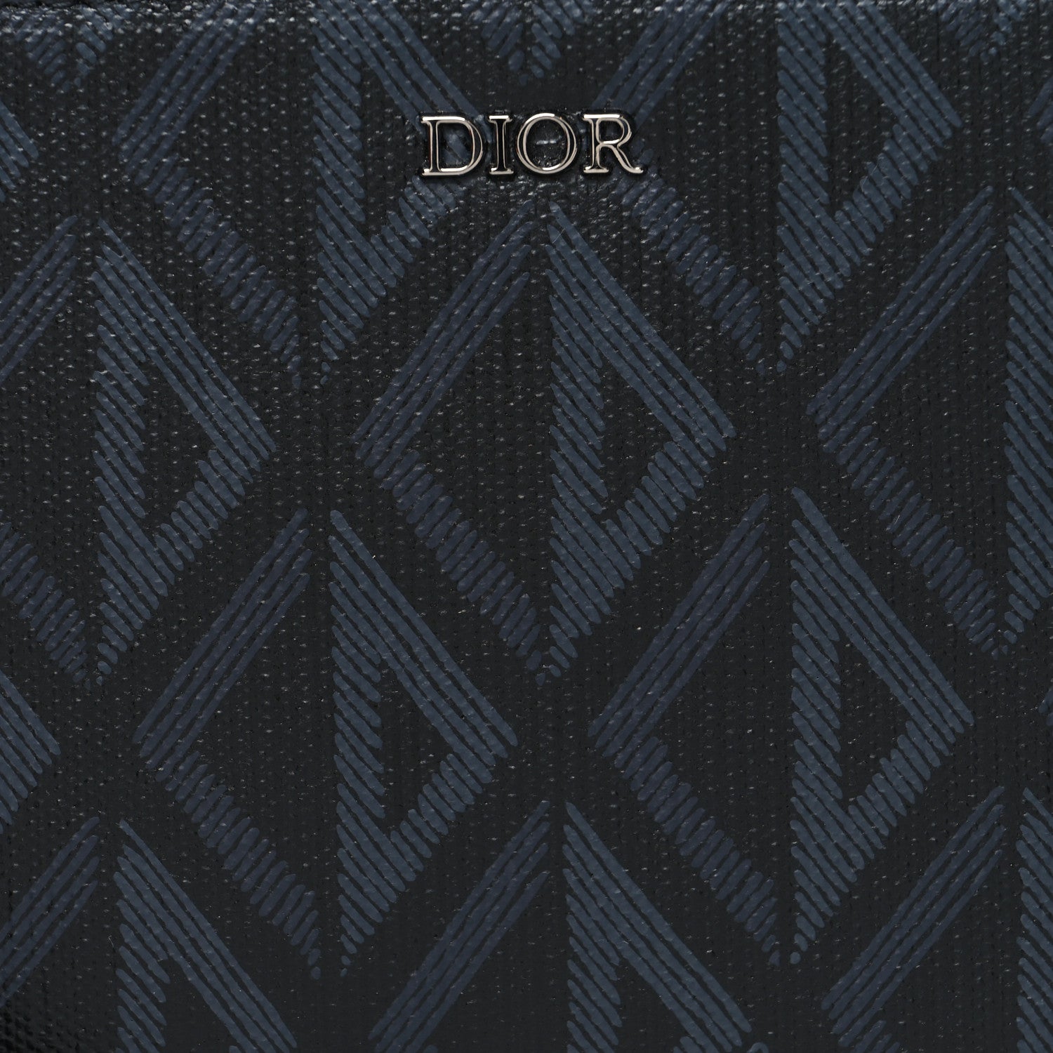 Christian Dior Coated Canvas CD Diamond Hit The Road A5 Pouch Black 8 of 10