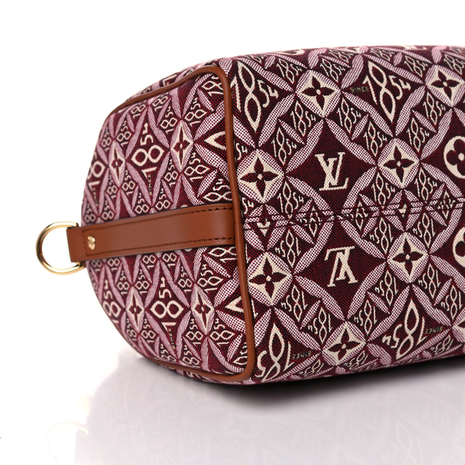 Louis Vuitton Jacquard Since 1854 Speedy Bandouliere 25 Bordeaux 8 of 10