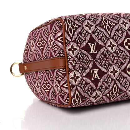 Louis Vuitton Jacquard Since 1854 Speedy Bandouliere 25 Bordeaux 8 of 10