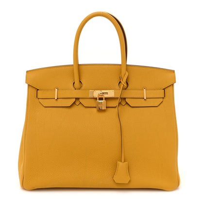 Hermes Togo BIRKIN 35 Curry 1 of 12