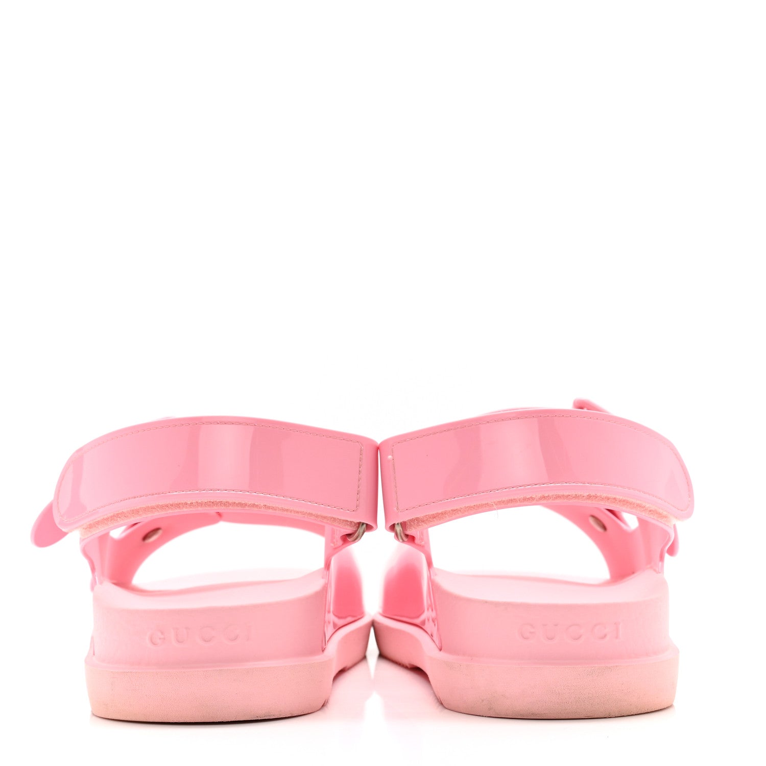 Gucci Rubber Mini Double G Womens Isla Dad Sandals 41 Wild Rose 5 of 14
