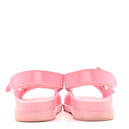 Gucci Rubber Mini Double G Womens Isla Dad Sandals 41 Wild Rose 5 of 14