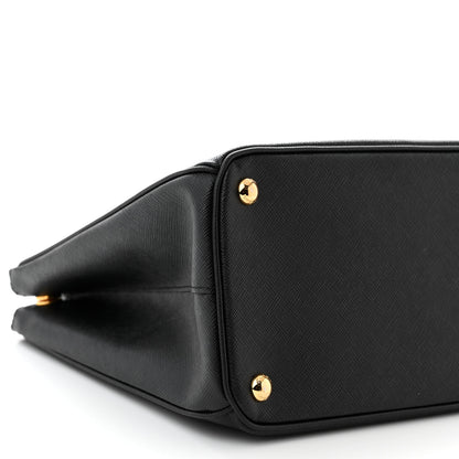 Prada Saffiano Medium Galleria Double Zip Tote Black 9 of 10