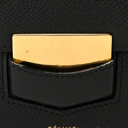 Celine Grained Calfskin Small Trotteur Black 10 of 10