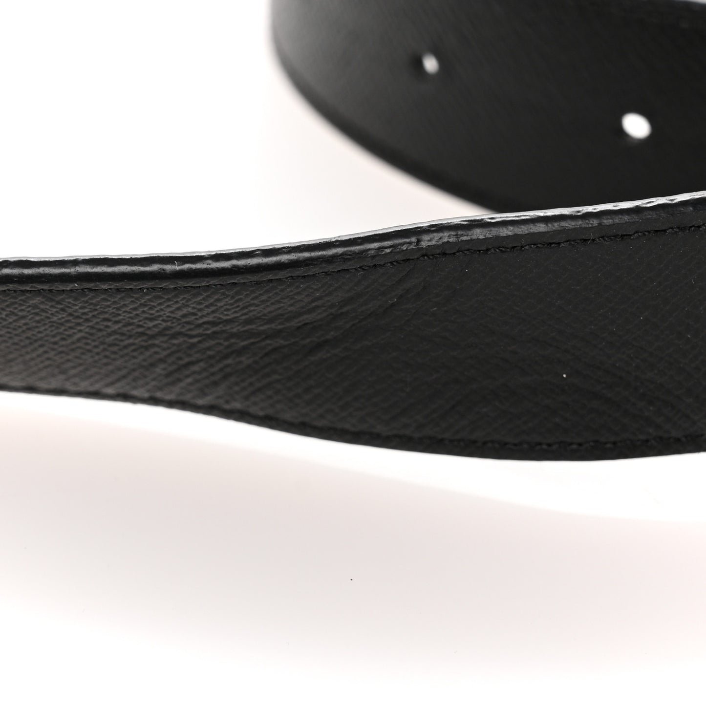 Calfskin Monogram 30mm LV Initiales Reversible Belt 85 34 Black