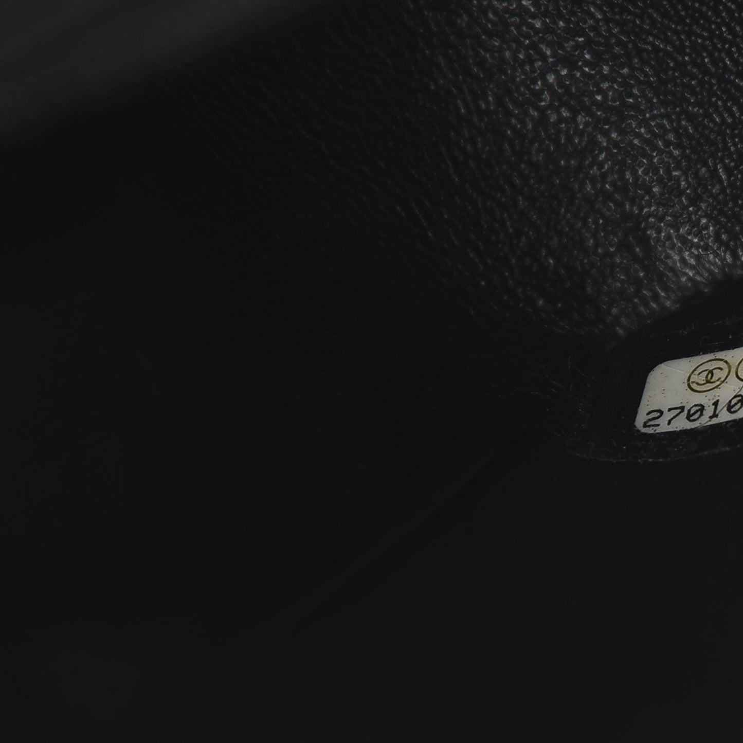 Lambskin Quilted Mini Rectangular Flap Black