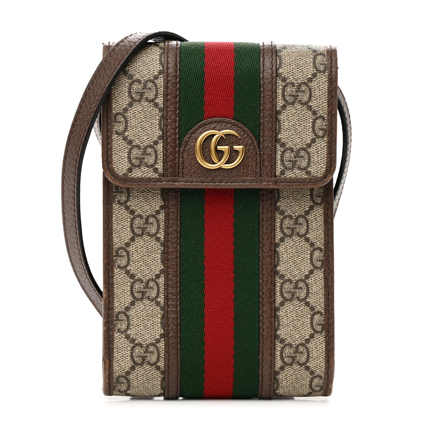 GG Supreme Monogram Web Mini Ophidia Crossbody Bag Beige New Acero