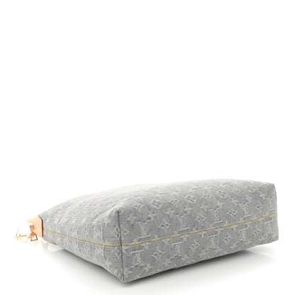 Louis Vuitton Monogram Denim Coussin Hobo MM Washed Gray 4 of 9
