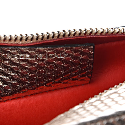 Christian Louboutin Givre Calfskin Glitter Cubiste Mini Rubylou Perle Platine 9 of 12