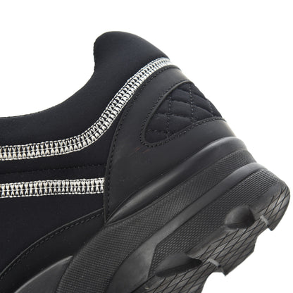 Chanel Lycra Fabric CC Sneakers 40 Black 9 of 14
