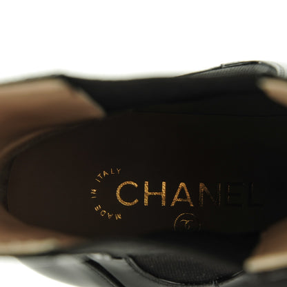 Chanel Patent Calfskin Heeled Boots 41.5 Black 7 of 8