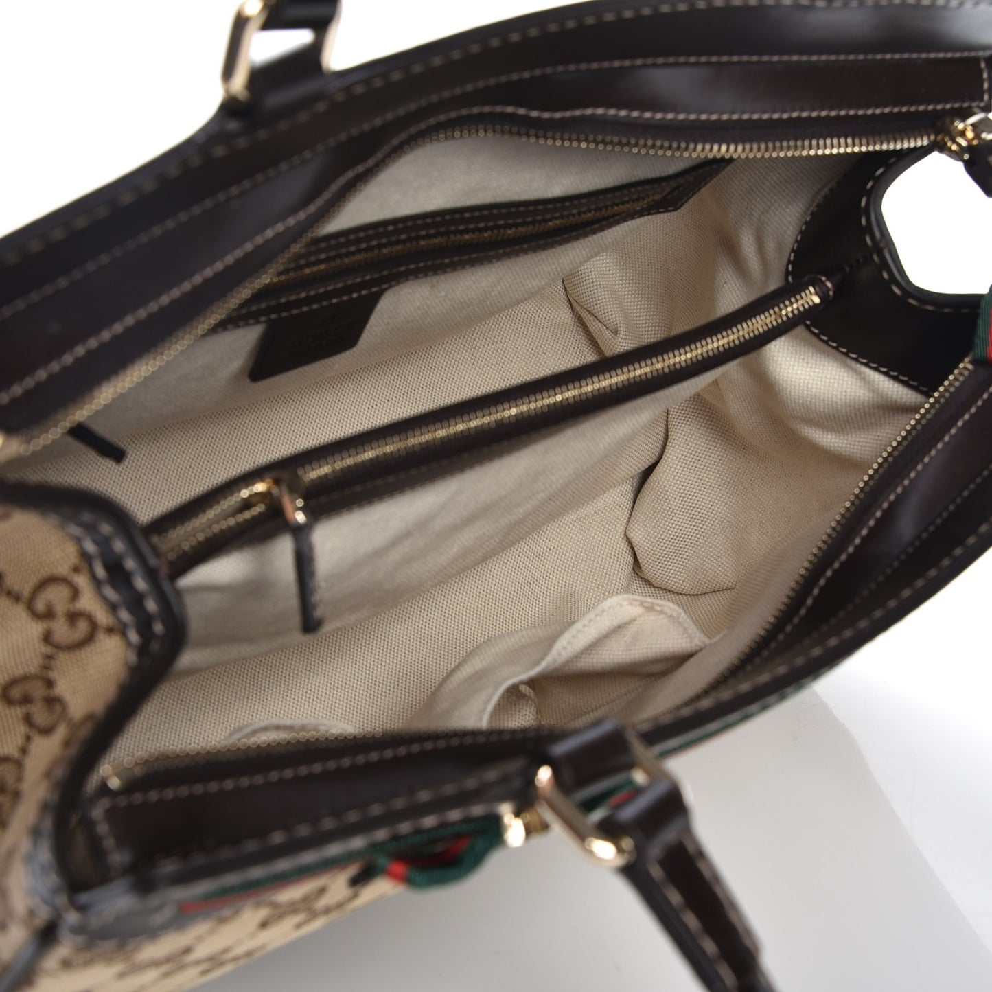 Monogram Medium Mayfair Tote Dark Brown