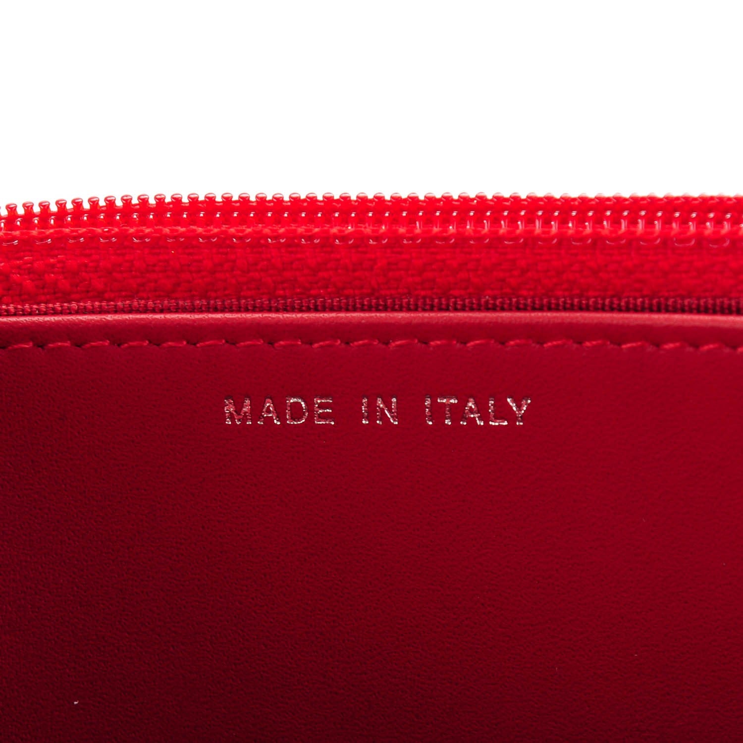 Chanel Patent Quilted Brilliant Wallet On Chain WOC Red 7 of 7