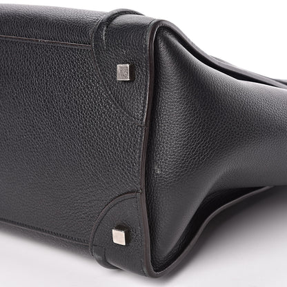 Celine Drummed Calfskin Mini Luggage Black 6 of 20