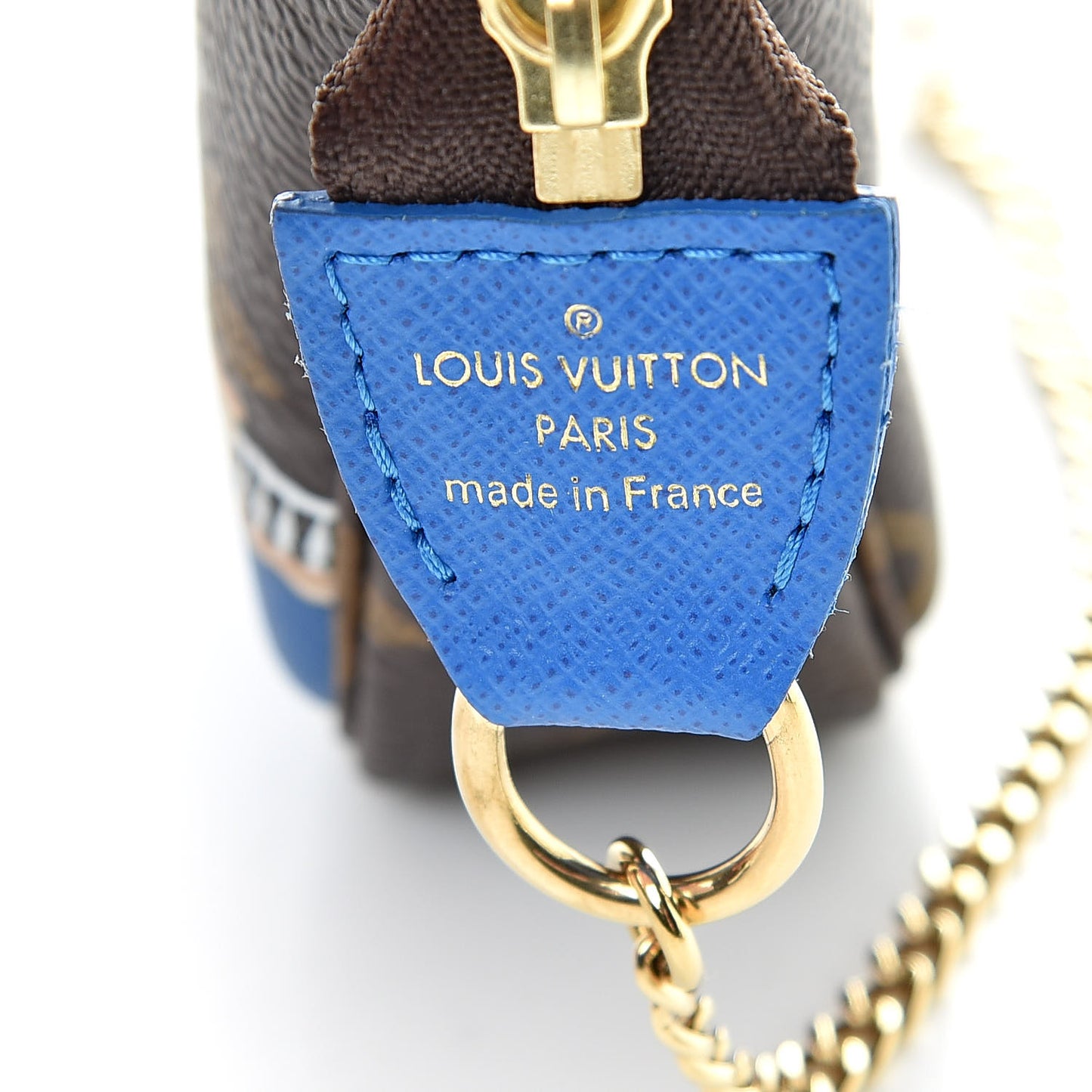 Monogram 2019 Christmas Animation Mini Venice Pochette Accessories Blue