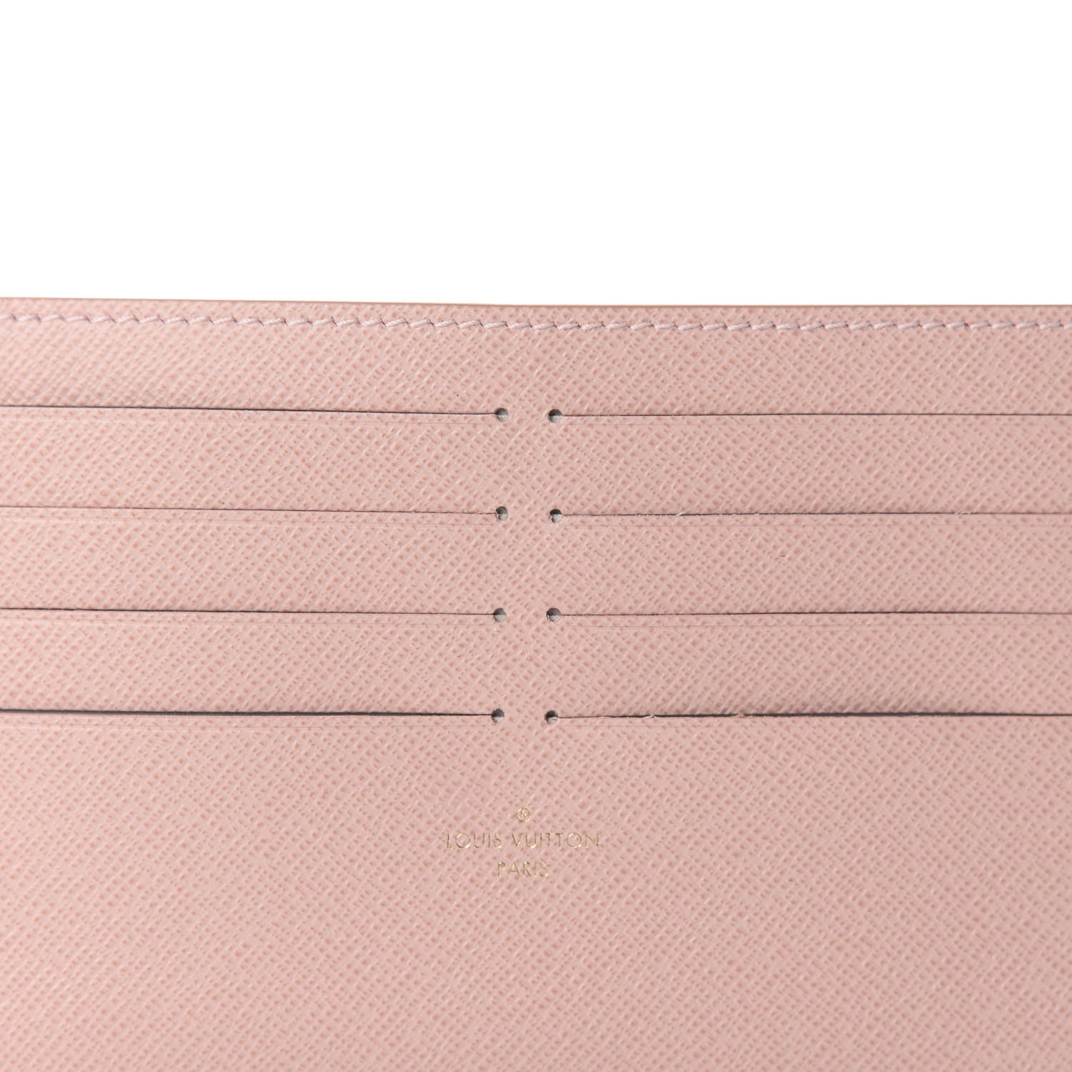 Louis Vuitton Calfskin Felicie Card Holder Insert Rose Ballerine 7 of 7
