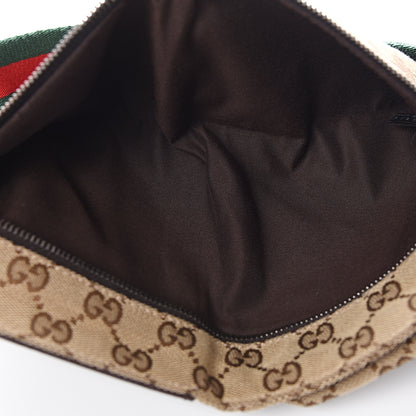 Gucci Monogram Web Belt Bag Dark Brown 4 of 8