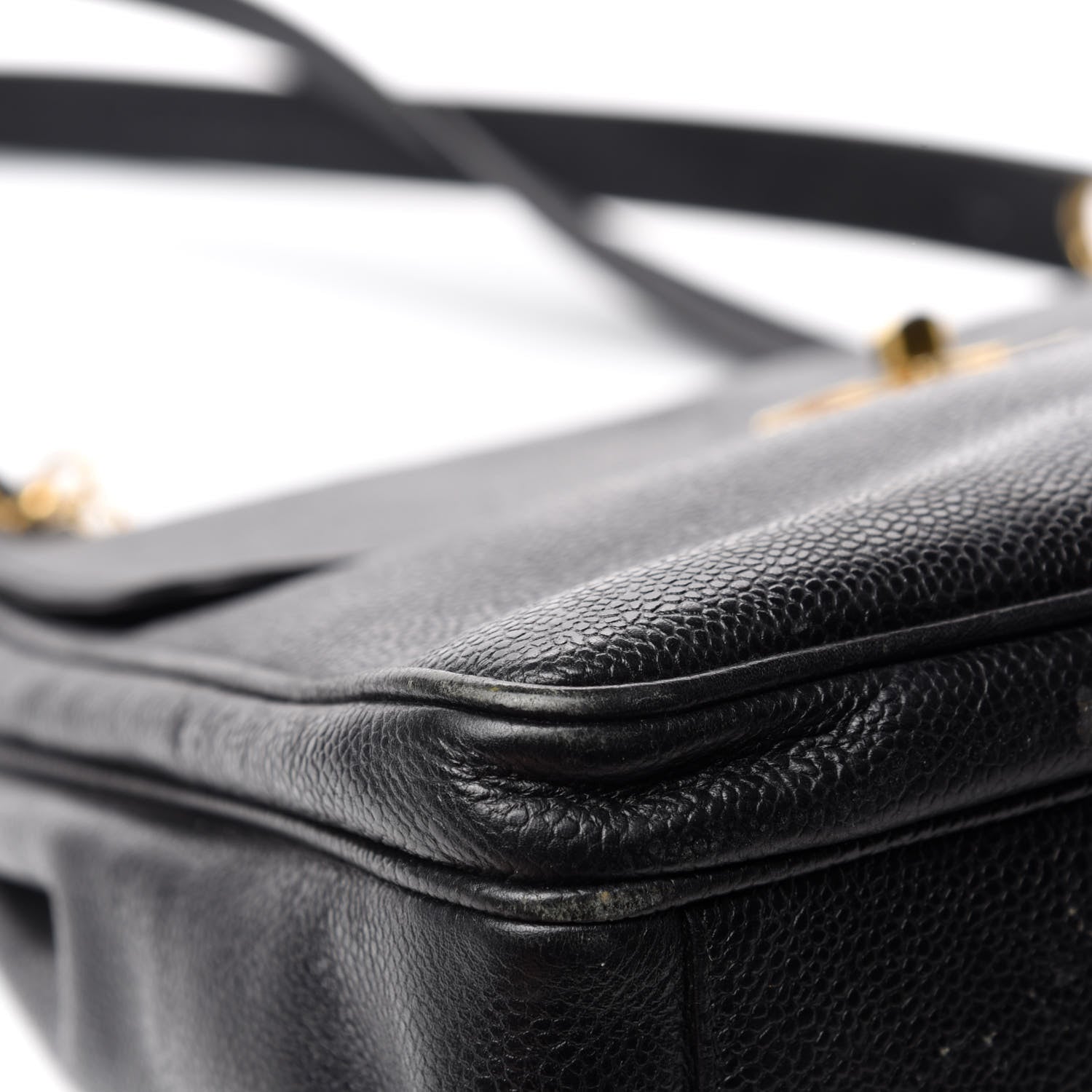Chanel Caviar Flap Shoulder Bag Black 8 of 17