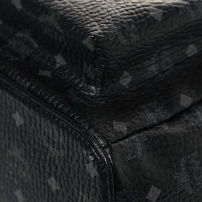 MCM Visetos Medium Side Studs Stark Backpack Black 9 of 14
