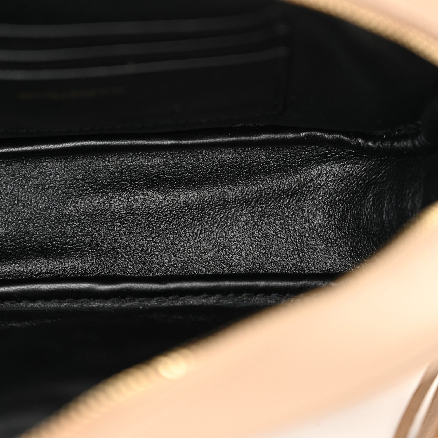 Saint Laurent Grain De Poudre Matelasse Monogram Mini Lou Camera Bag Dark Beige 11 of 12