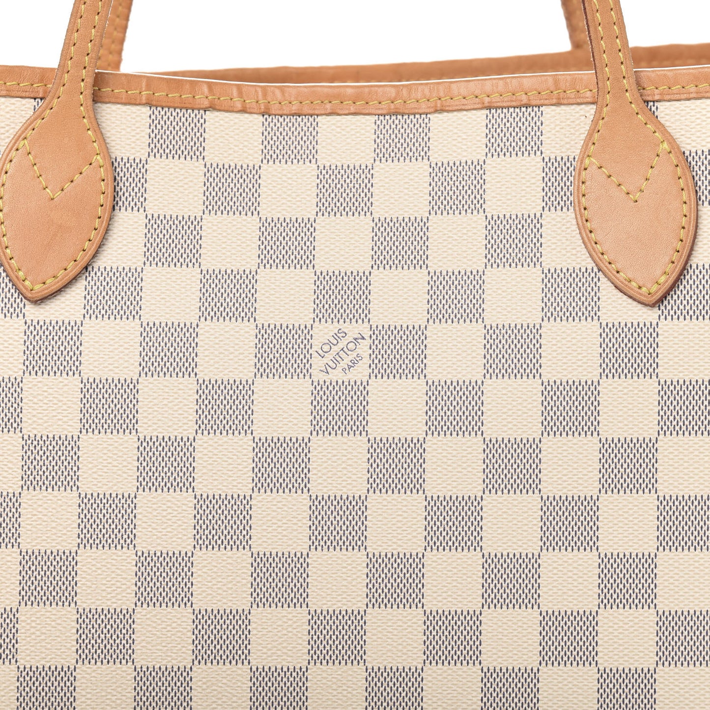 Damier Azur Neo Neverfull MM Rose Ballerine