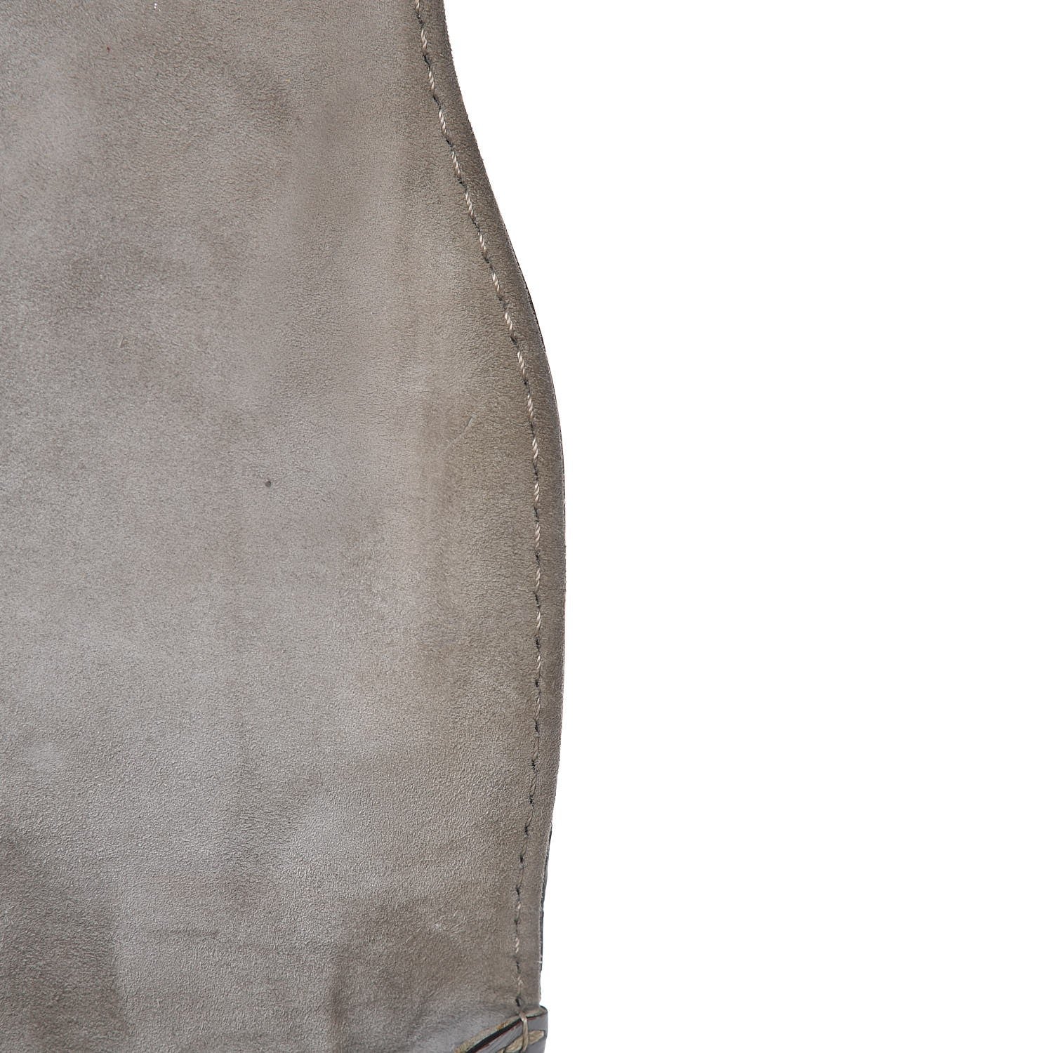 Fendi Glazed Calfskin Secret Code Satchel Grey 7 of 9