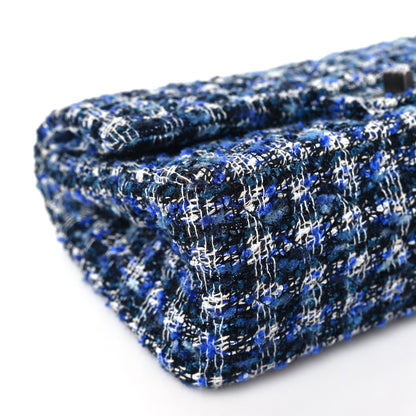 Chanel Tweed Quilted 2.55 Reissue 225 Flap Blue 9 of 10