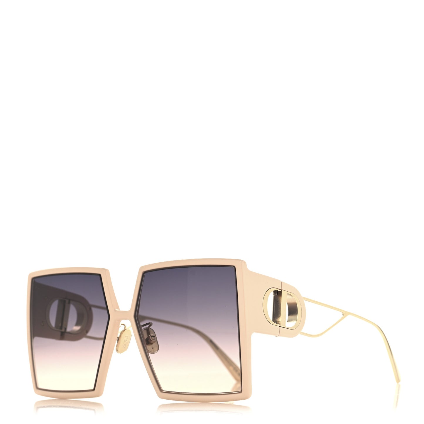 Square 30 Montaigne Sunglasses Beige